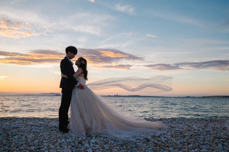 撮影も終盤。サンセット撮影