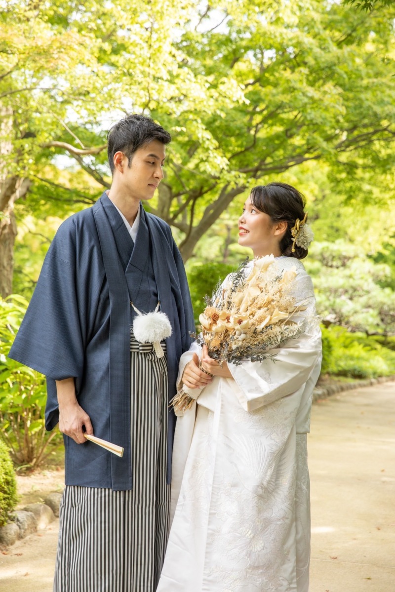 どんなシチュエーションで撮影してもお似合いの二人