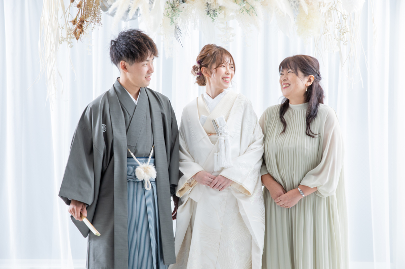前撮りもご家族を迎えてのイベントに