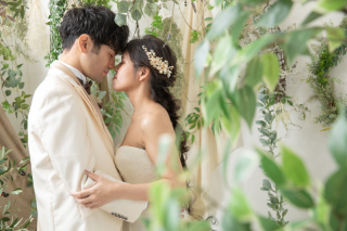 美しいお二人のクラシカルな写真