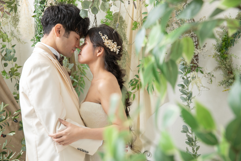 美しいお二人のクラシカルな写真