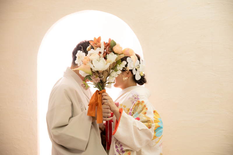 お顔隠しショット