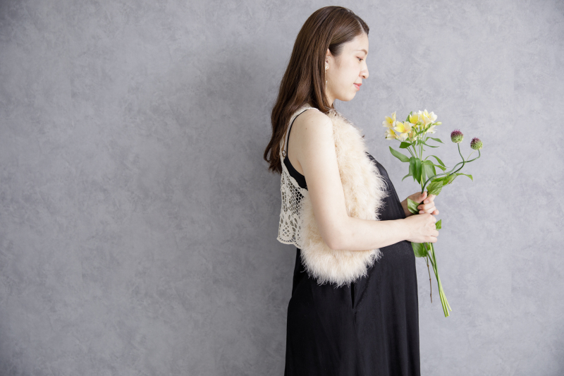 生花を持ち込んで