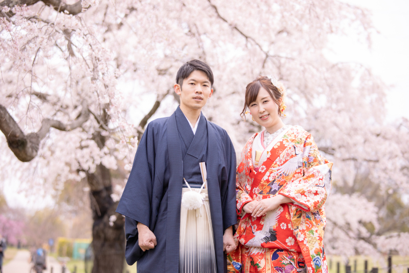 来た〜桜の季節！大仙公園桜前撮り