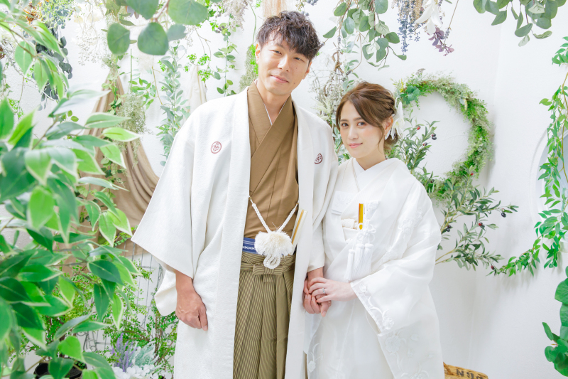 美男美女のお二人。どこから撮影しても美しい