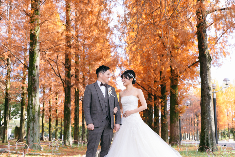 笑顔がとっても素敵なお二人とスタジオロケーション撮影