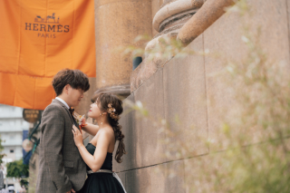 おしゃれ花嫁様が夢中♪ブラックドレスで神戸ロケーション！