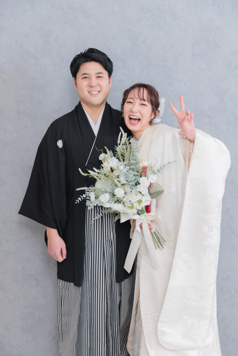 元気よくピース♪