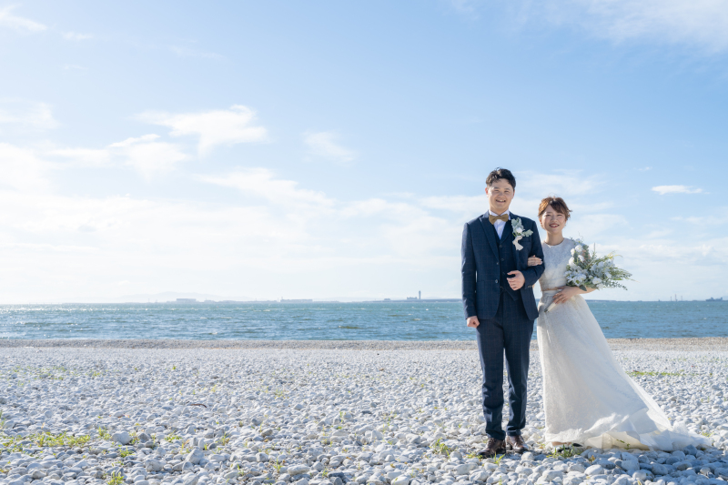 青い空と海でお撮影♪