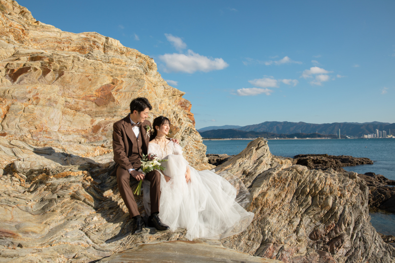 壮大なウェディングフォト