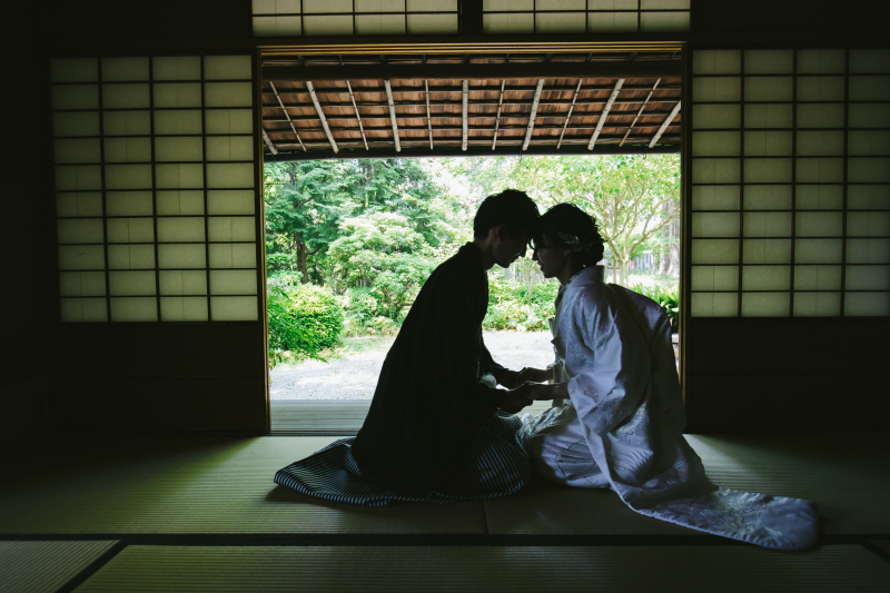 和装もしっかりロケーション撮影