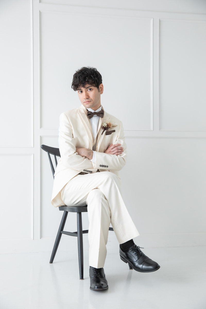 旦那様の一人カットも