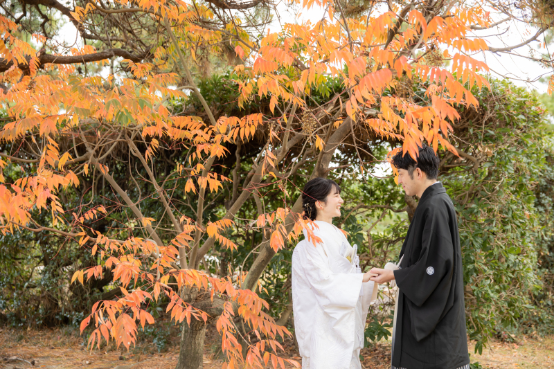 日本庭園でゆっくり撮影できる日本庭園。和装☆
