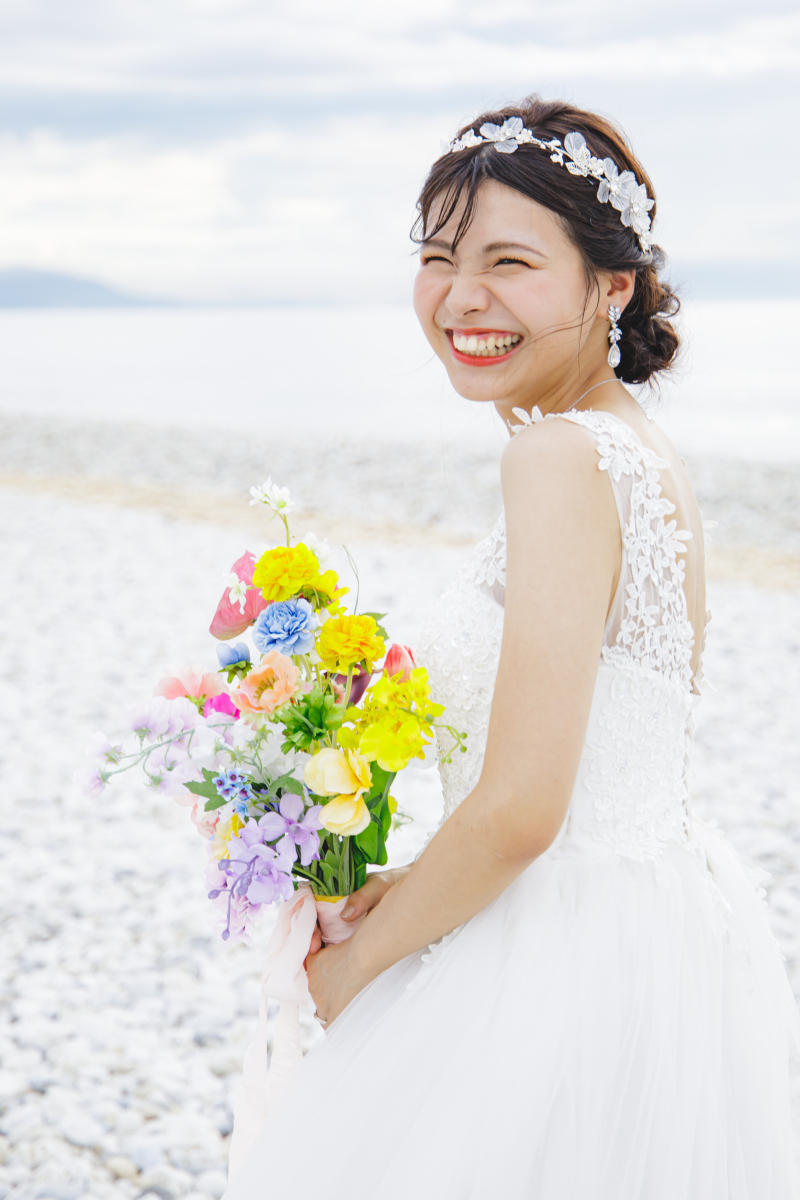 新婦様の素敵な笑顔♪