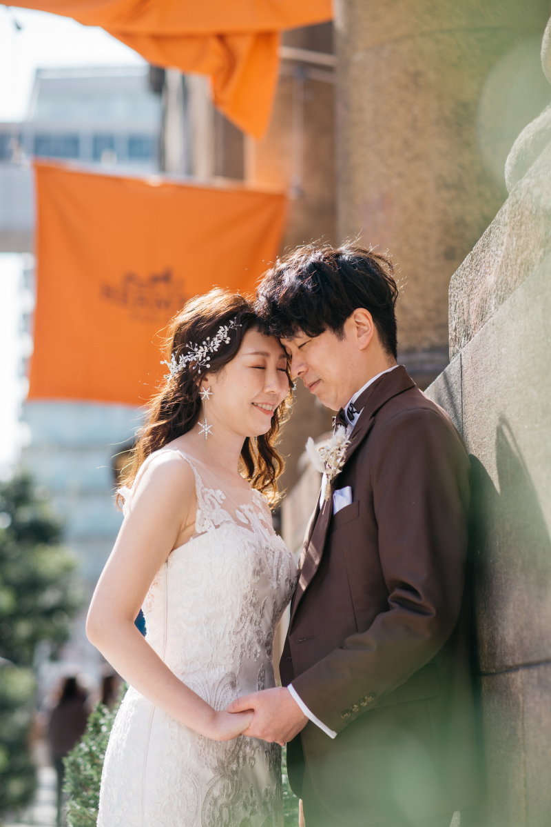 ブティックの前でも映え写真を。