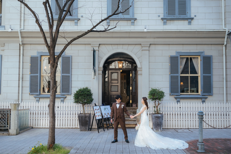 港町、ヨーロッパの街並みを思わせる旧居留地