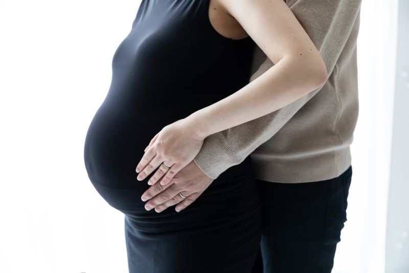 お腹のショット