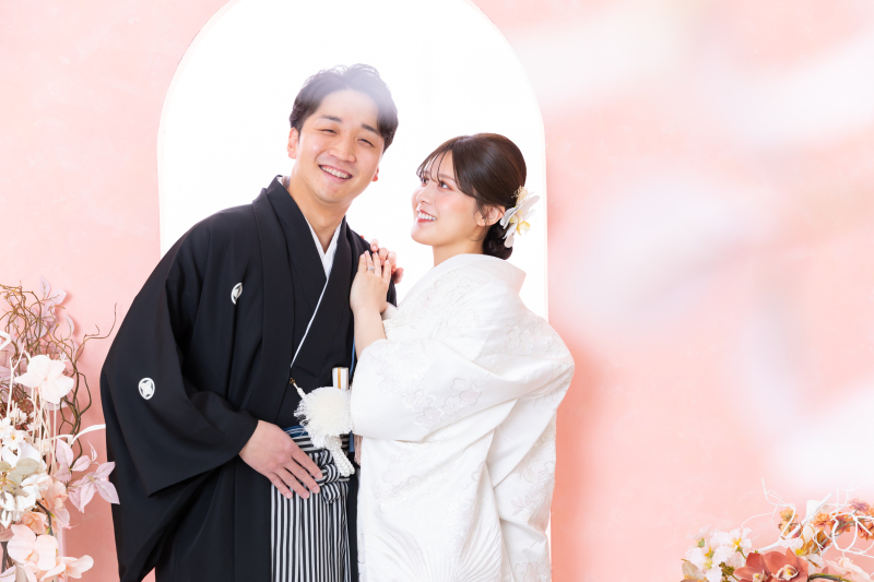 肩にそっと手を