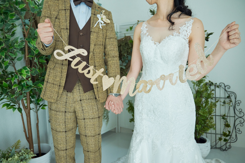 せっかくの機会に♪ドレス姿ももスタジオ内で撮影