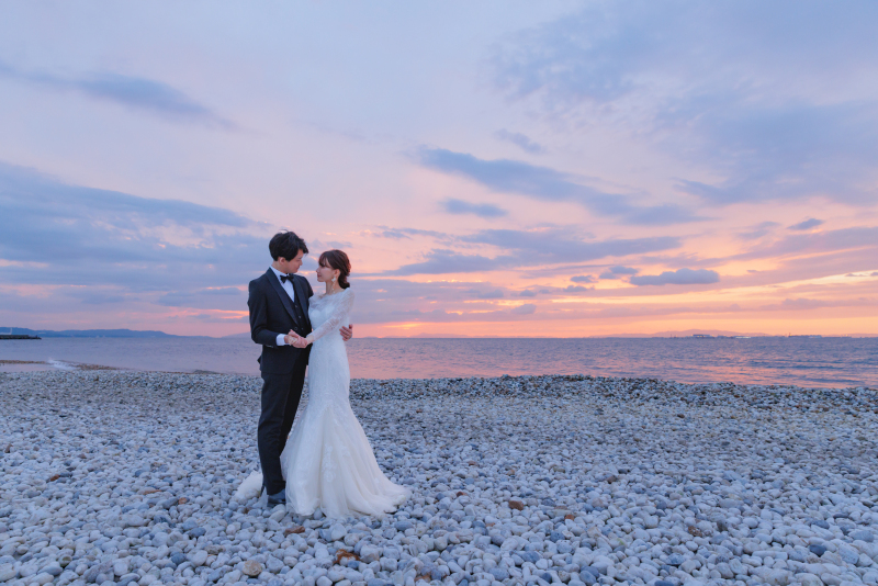 日本庭園も海も充実のダブルロケーションプラン