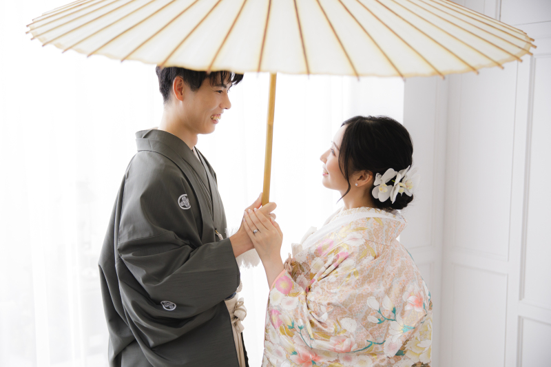 相合い傘ショット