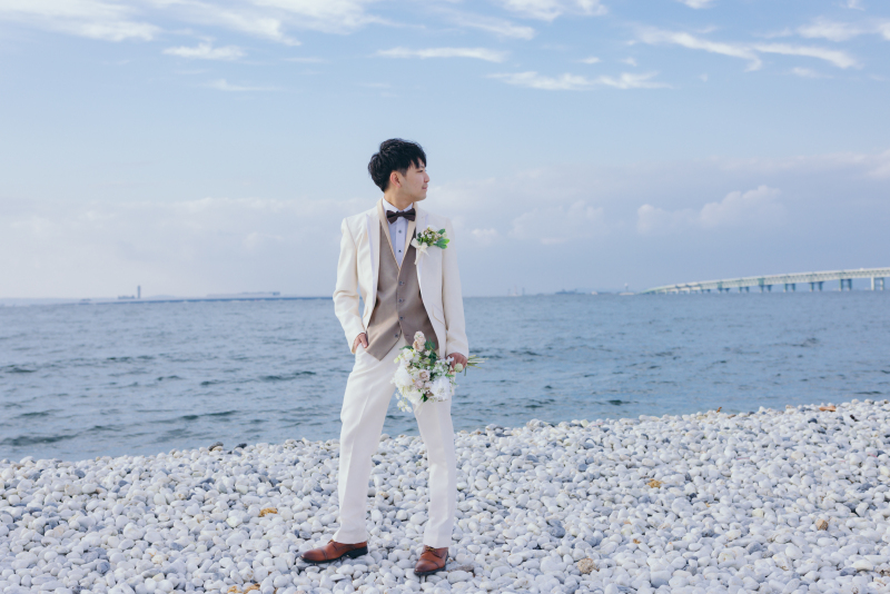 新郎様もソロショット