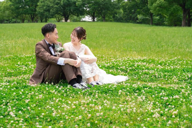 自然に囲まれて