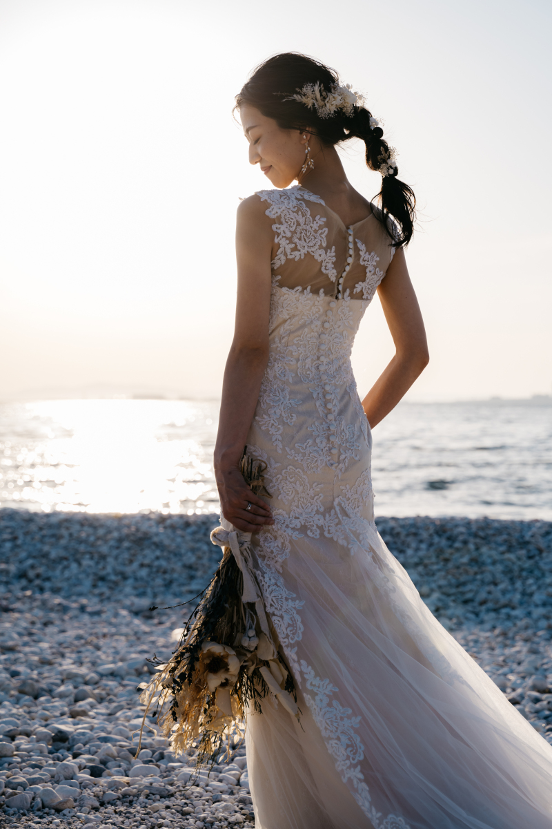 後ろ姿も絵になる一枚