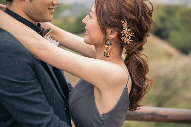 お二人の自然な笑みが溢れる一枚