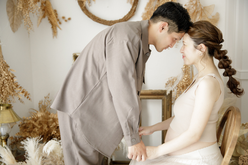 ヘアスタイルも可愛く