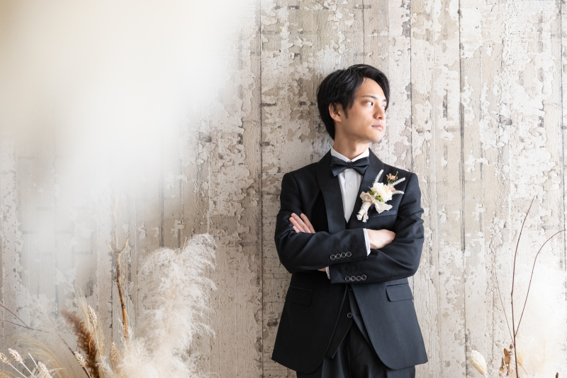 ご新郎様ソロショット