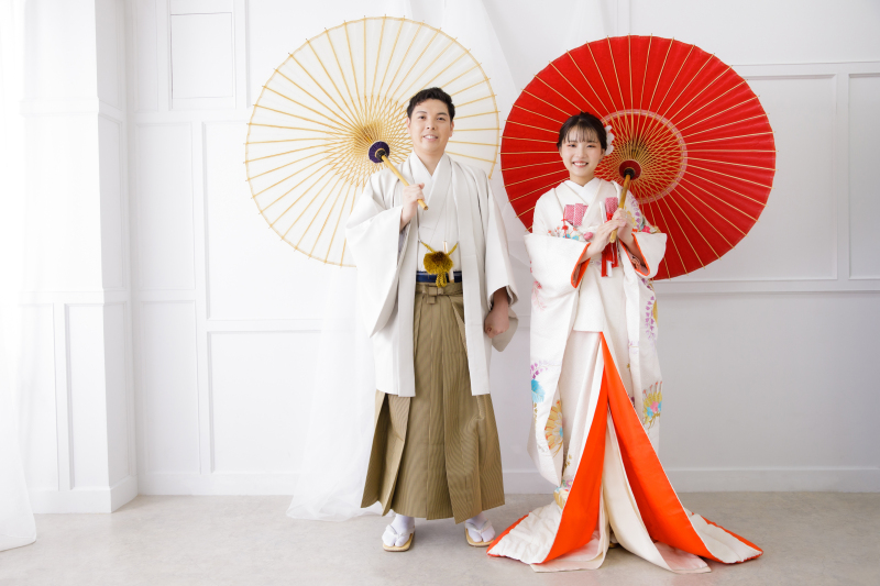 王道に番傘を使って♪