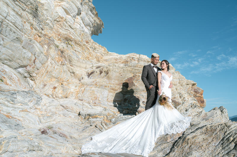 最後は崖の上で