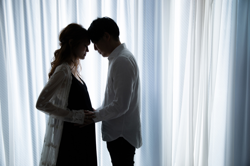 定番影ショット!