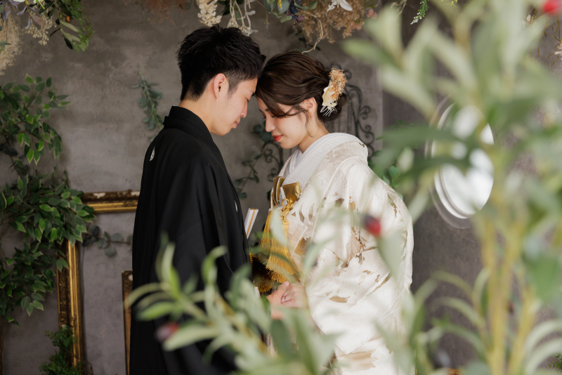 スタジオに戻り、和装撮影へ！