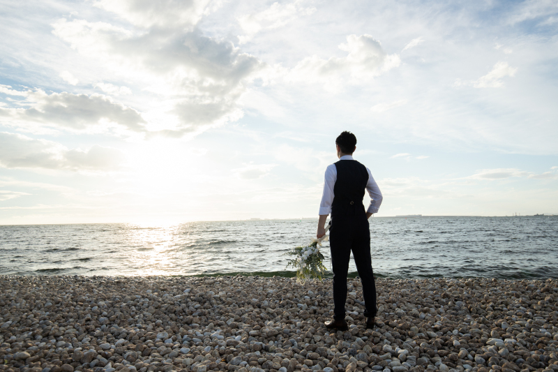 新郎様の立ち姿