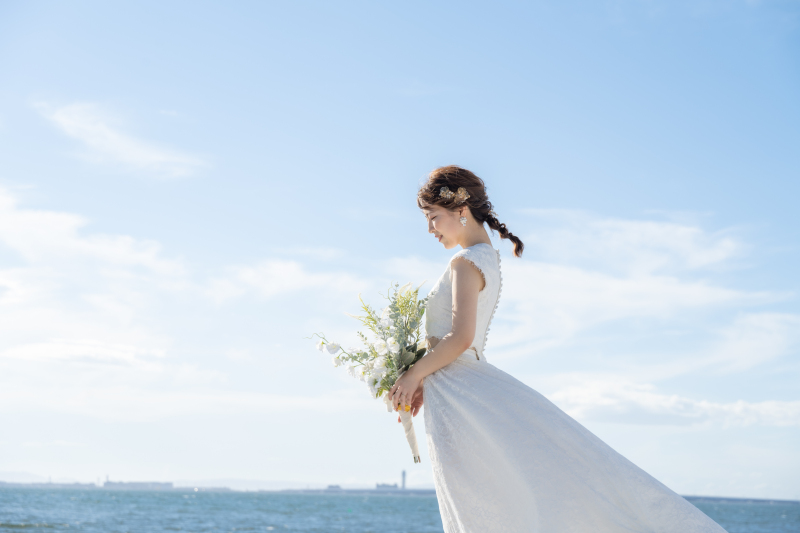 新婦様新婦様のソロショット