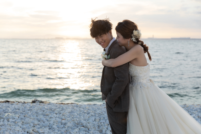 ナチュラルな笑顔を残す