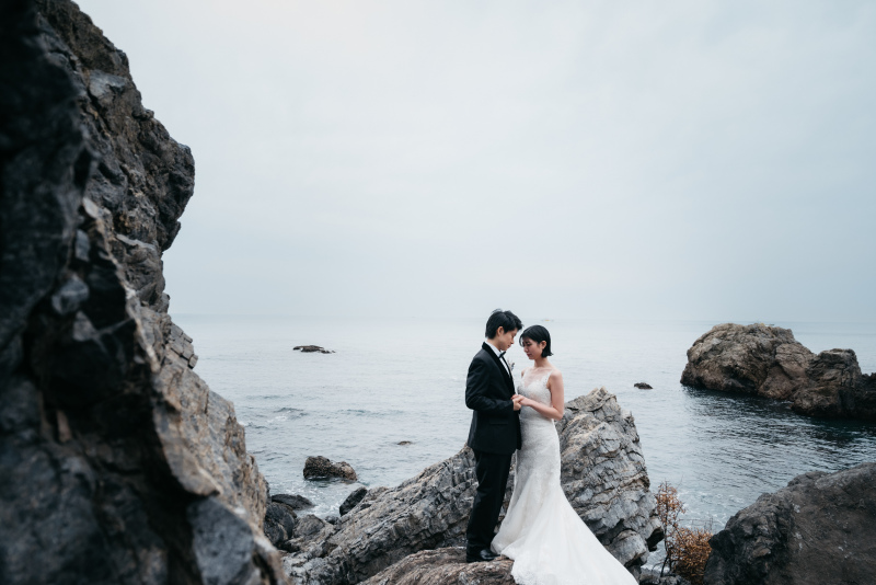 壮大な場所でロケフォトを