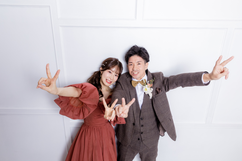 撮影ラストはお2人らしい笑顔で