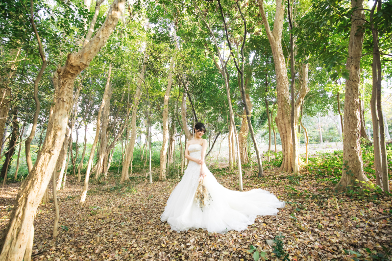 緑に囲まれながら