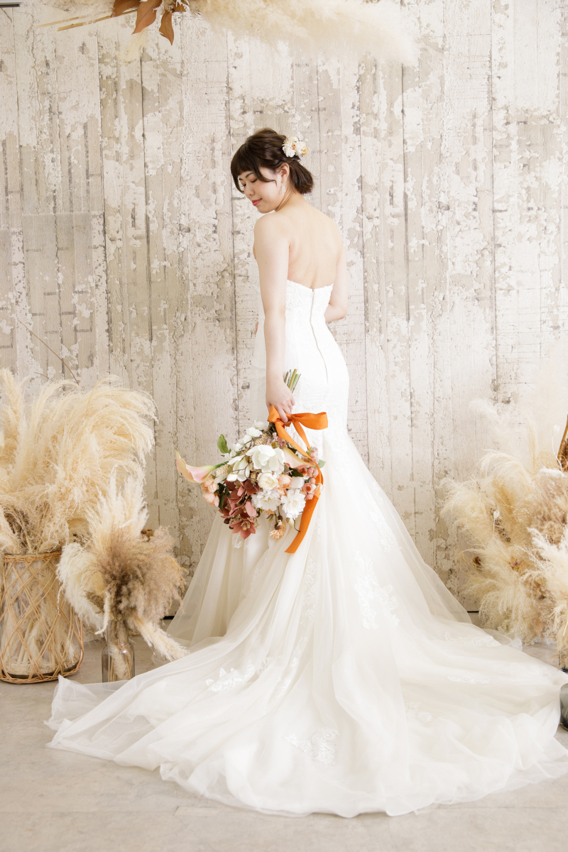 新婦様の後ろ姿