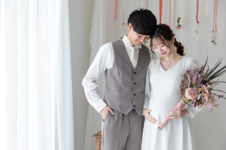 スタジオ マタニティウェディングフォト 画像