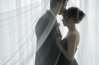 冬に☆スタジオ前撮り。着物もドレスも！