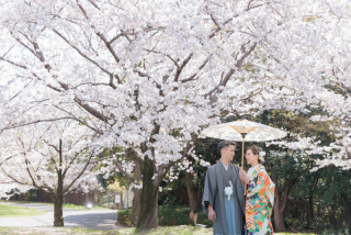【3着ロケーションプラン】春限定！桜で前撮り♡