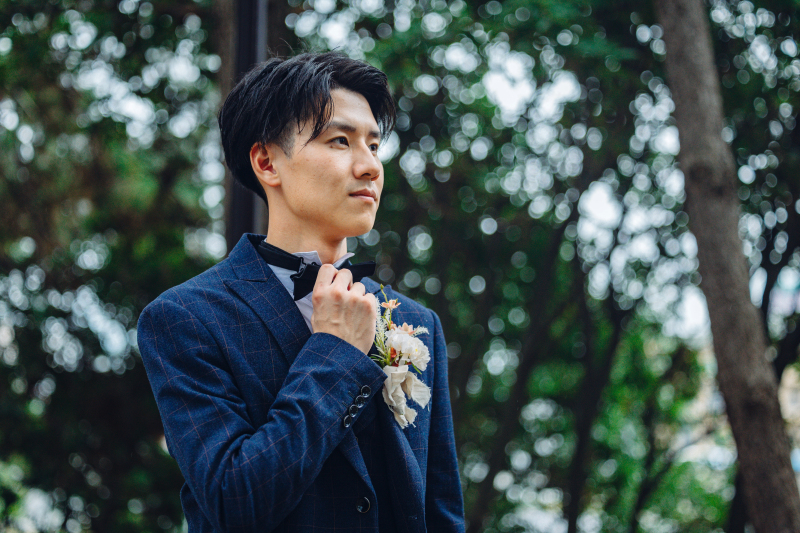 新郎様のソロショット