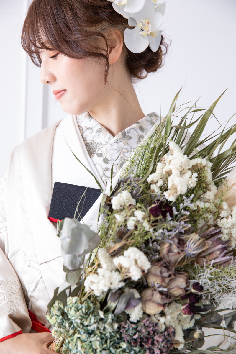 和装のコーディネートを楽しんで