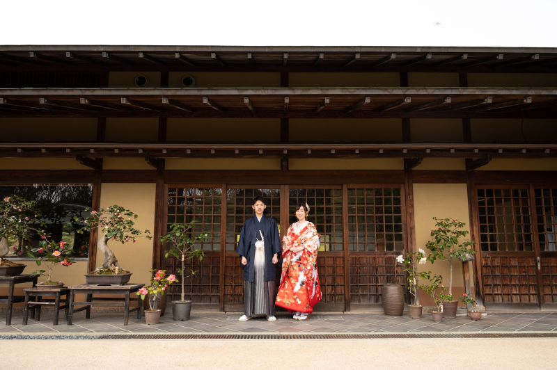 桜の大仙公園の前撮り