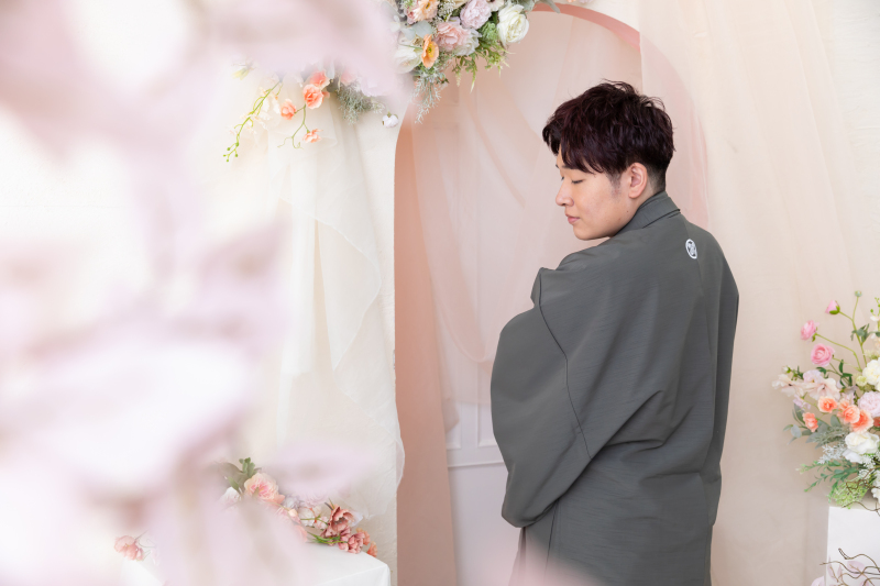 ご新郎様のソロショット