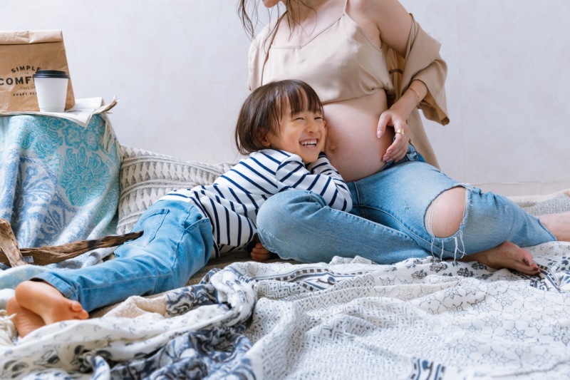 ママを独り占めできる最後の時間☆ご兄弟との写真も